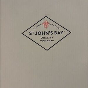 St. John's Bay Black Leather Shoes